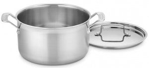 Picture of Cuisinart MultiClad Pro Stainless 6-Quart Saucepot with Cover