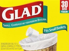 Picture of Glad Small Trash Bags - 4 Gallon