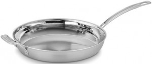 Picture of Cuisinart MultiClad Pro Stainless 12-Inch Skillet with Helper